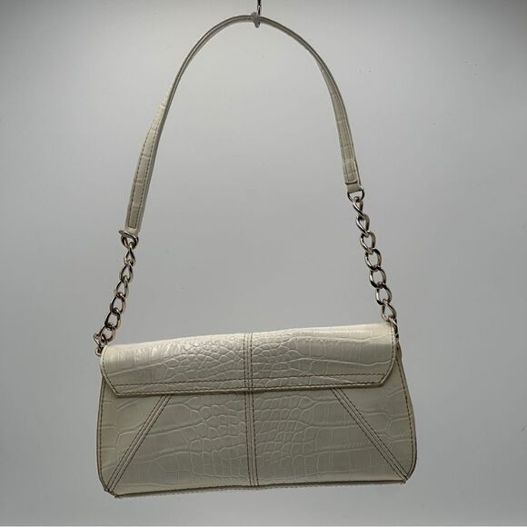 Liz Claiborne Faux Leather Crocodile Evening Bag Purse - Picture 2 of 16